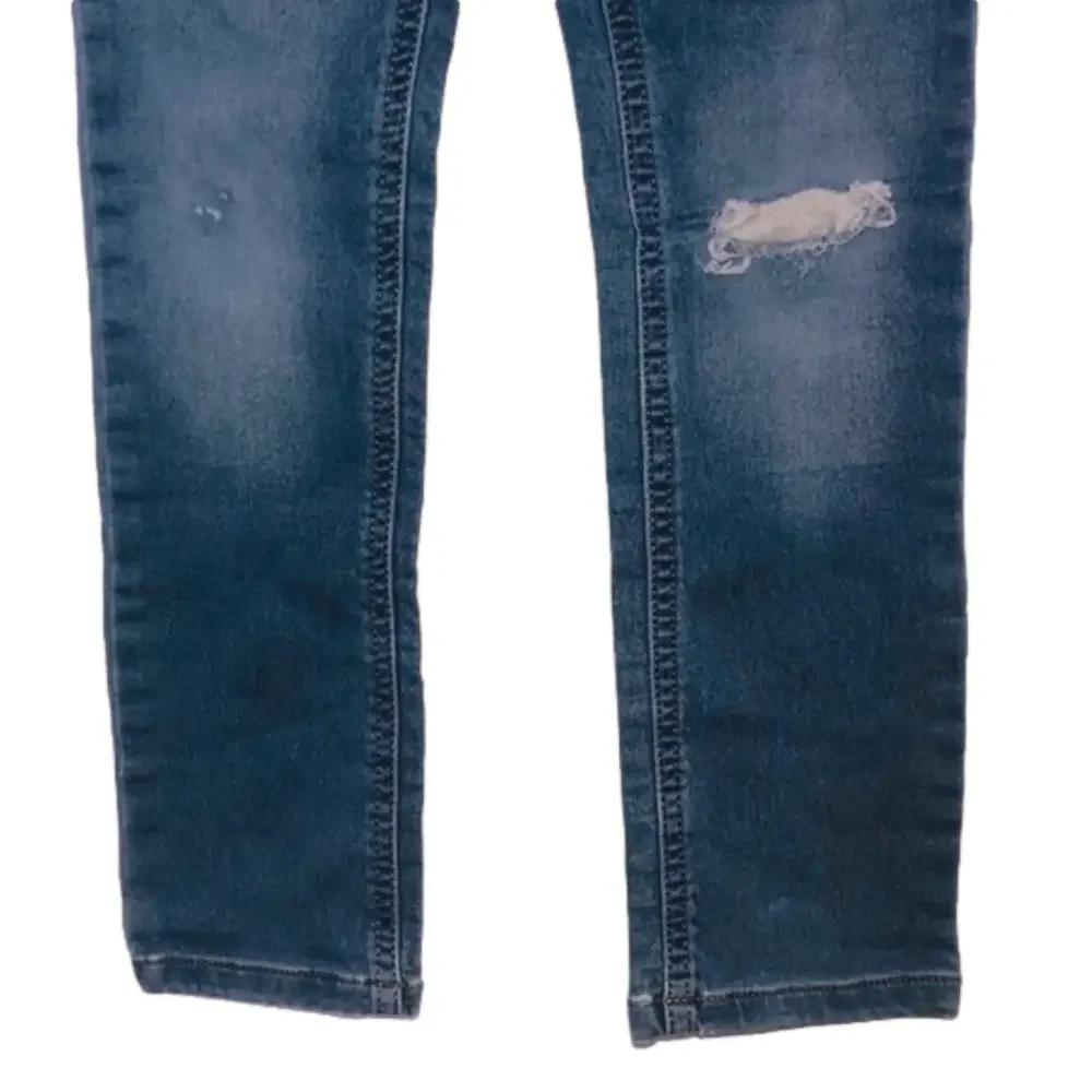 WONDER NATION Medium Wash Distressed Slim Jeans